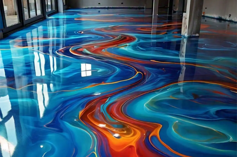 Services decorative epoxy finishes