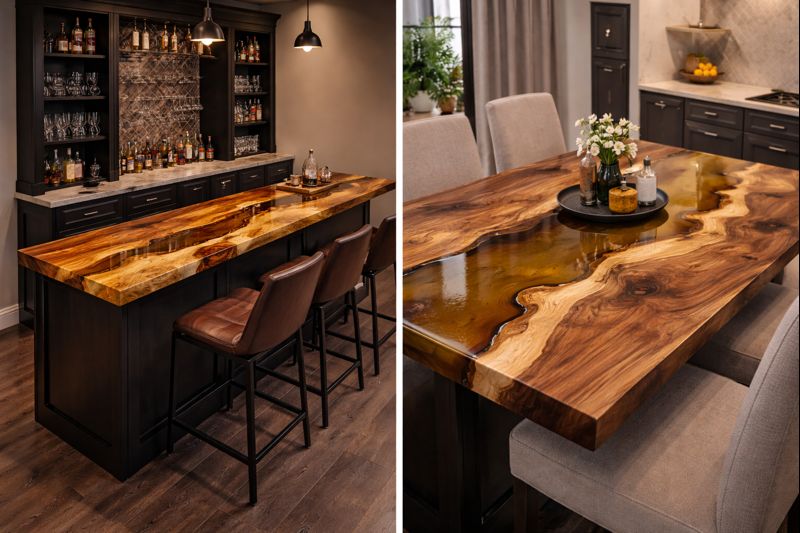 Services ep[oxy bar table top