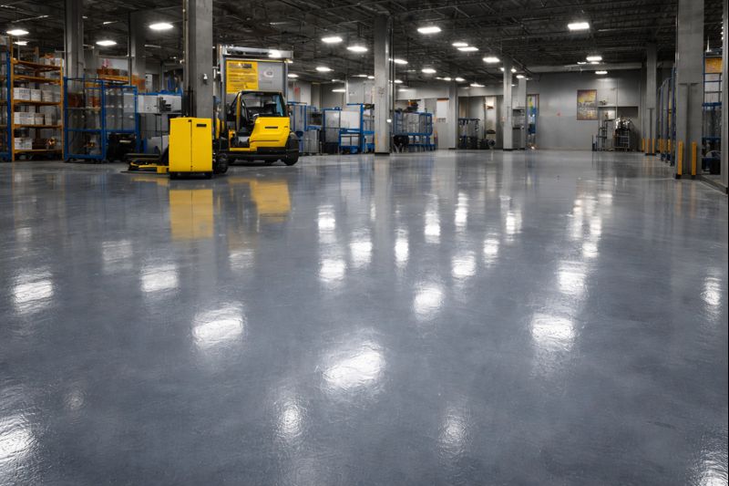 Home industrial epoxy flooring