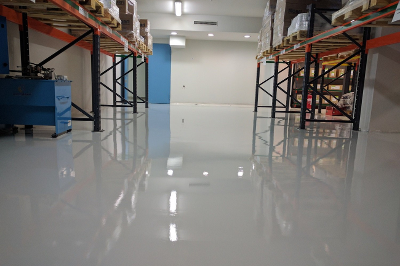 Services self leveling epoxy flooring